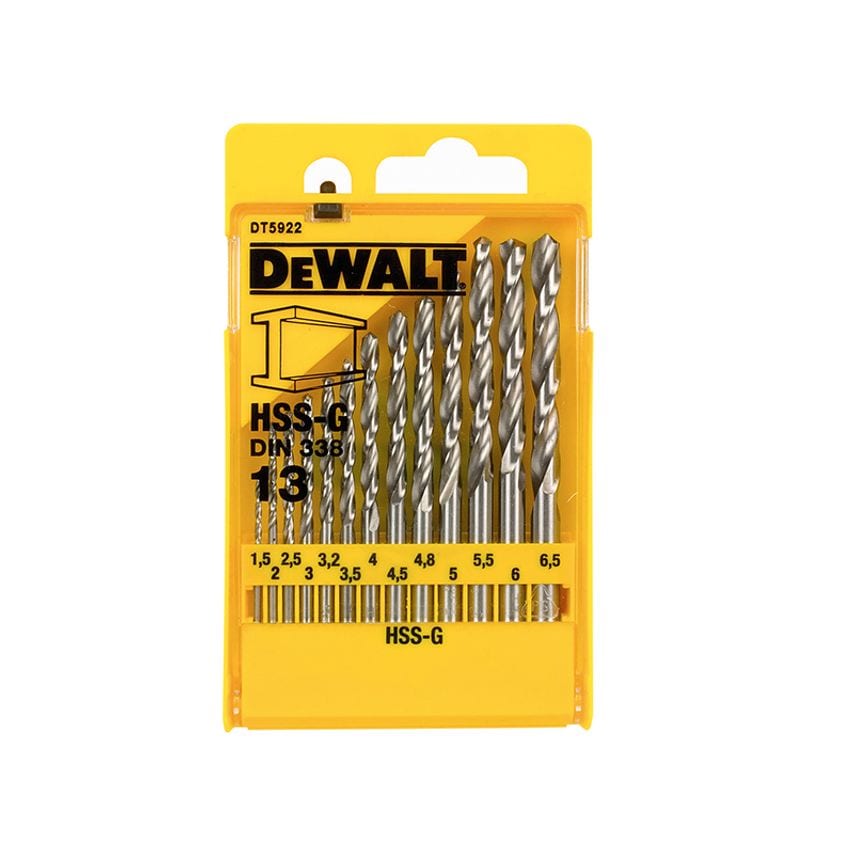 HSS-G Jobber Drill Bit Set, 13 Piece DEWDT5922QZ