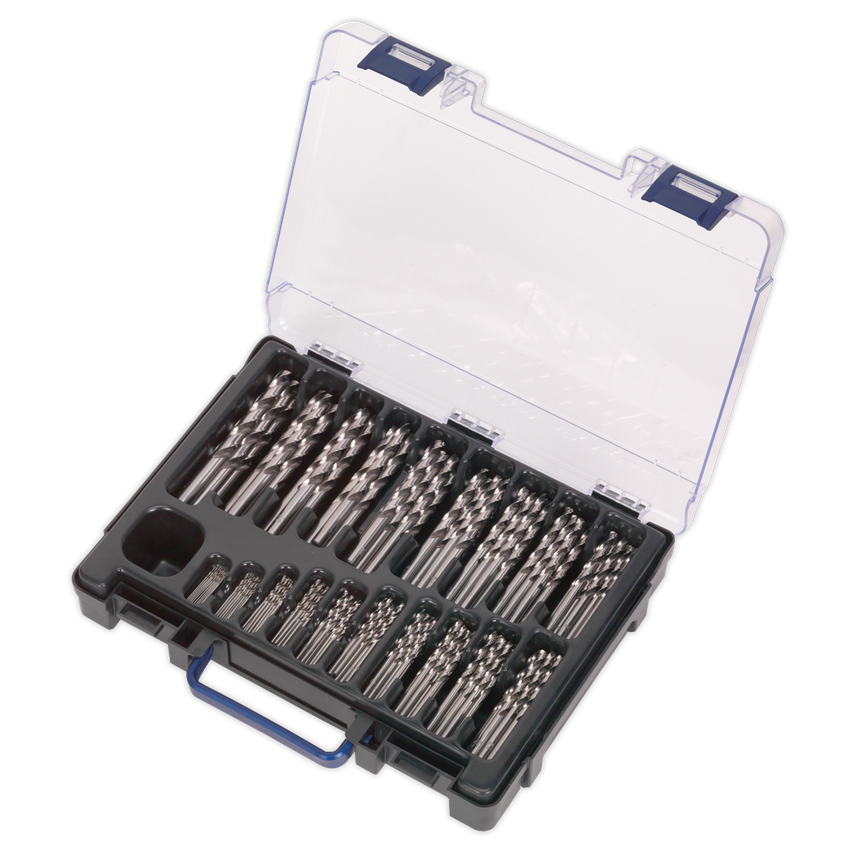 HSS Fully Ground Drill Bit Assortment170 Piece 1-10mm