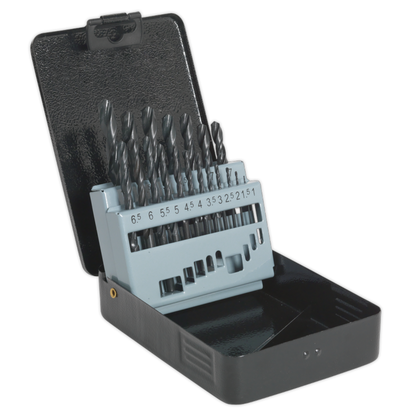 HSS Roll Forged Drill Bit Set 19PC 1-10MM