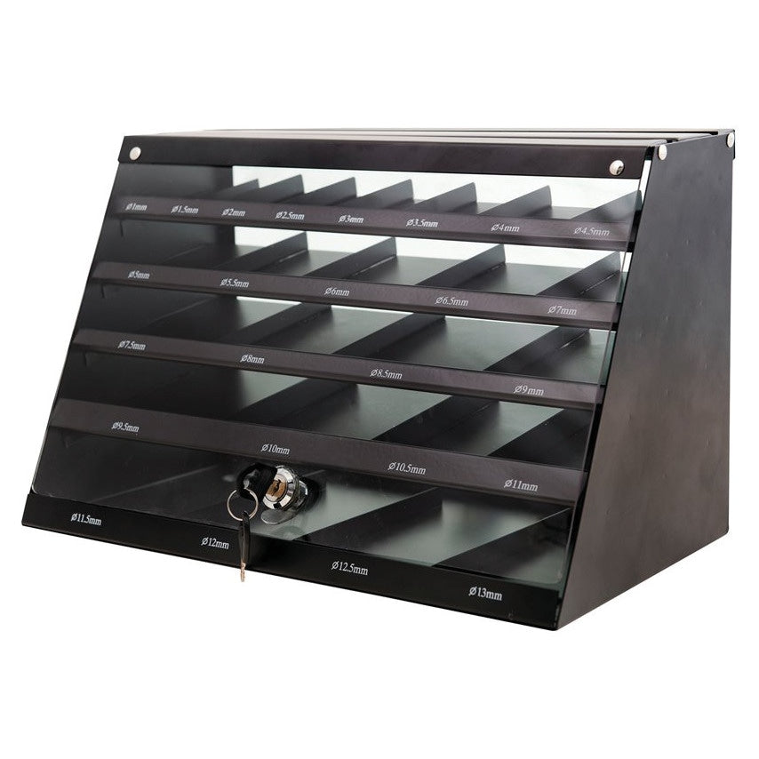 HSS Roll Forged Metal Drill Bits In Cabinet (345 Piece