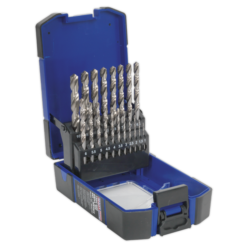 HSS Split Point Fully Ground Drill Bit Set 19PC Metric