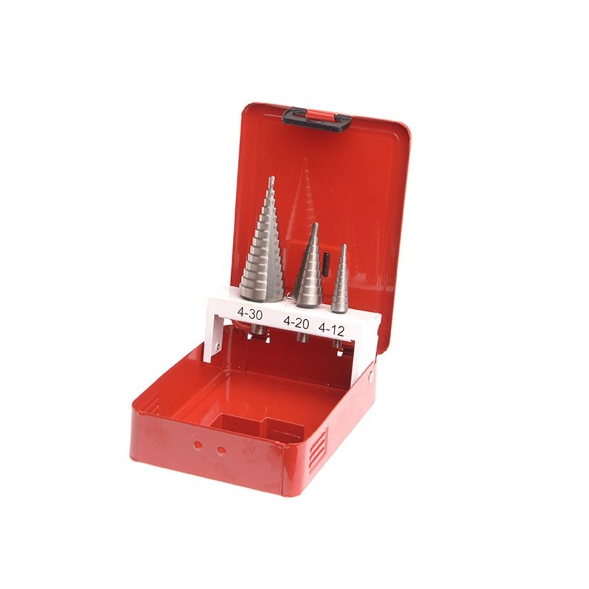 HSS Step Drill Bit Set of 3 4-30mm FAISDSET3