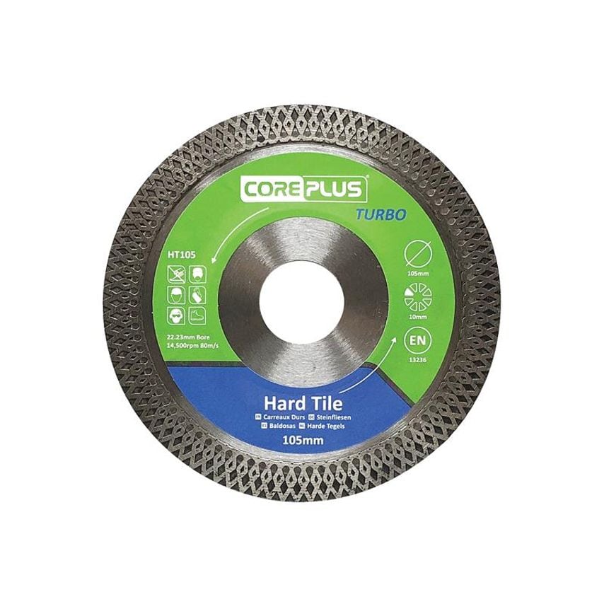 HT105 Hard Tile Turbo Diamond Blade 105mm CORDBHT105