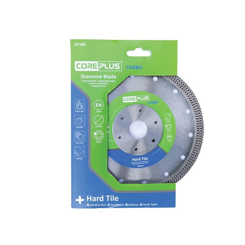 HT180 Hard Tile Turbo Diamond Blade 180mm CORDBHT180