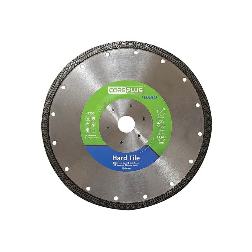 HT250 Hard Tile Turbo Diamond Blade 250mm CORDBHT250