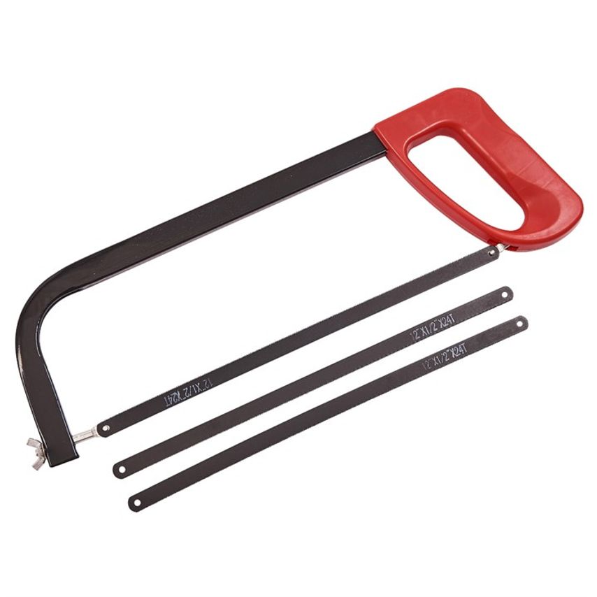 Hacksaw with 3 Blades - 300mm (12)