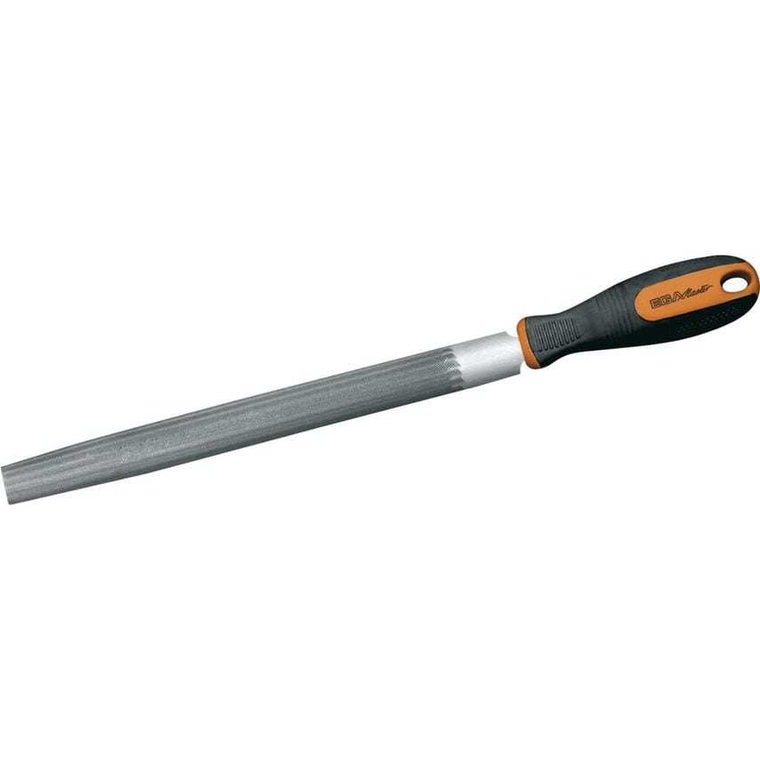 Half Round File 12" (Bastard) With Handle