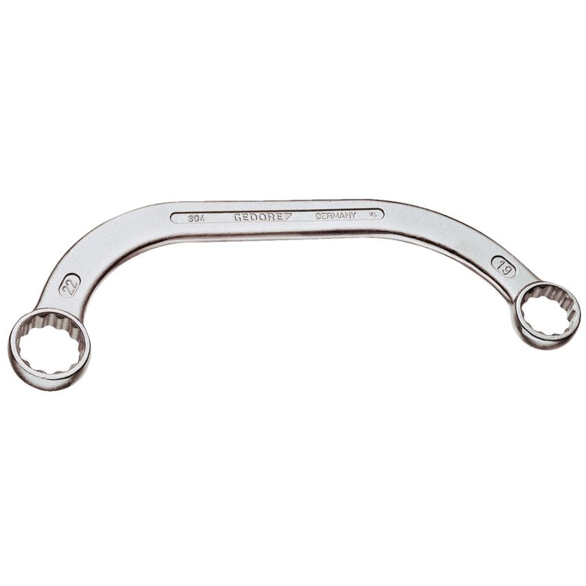 Half-moon ring spanner 11x13 mm