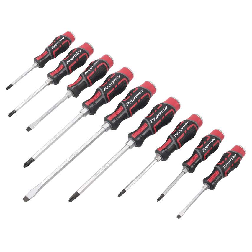 Hammer-thru Screwdriver Set 9 Piece