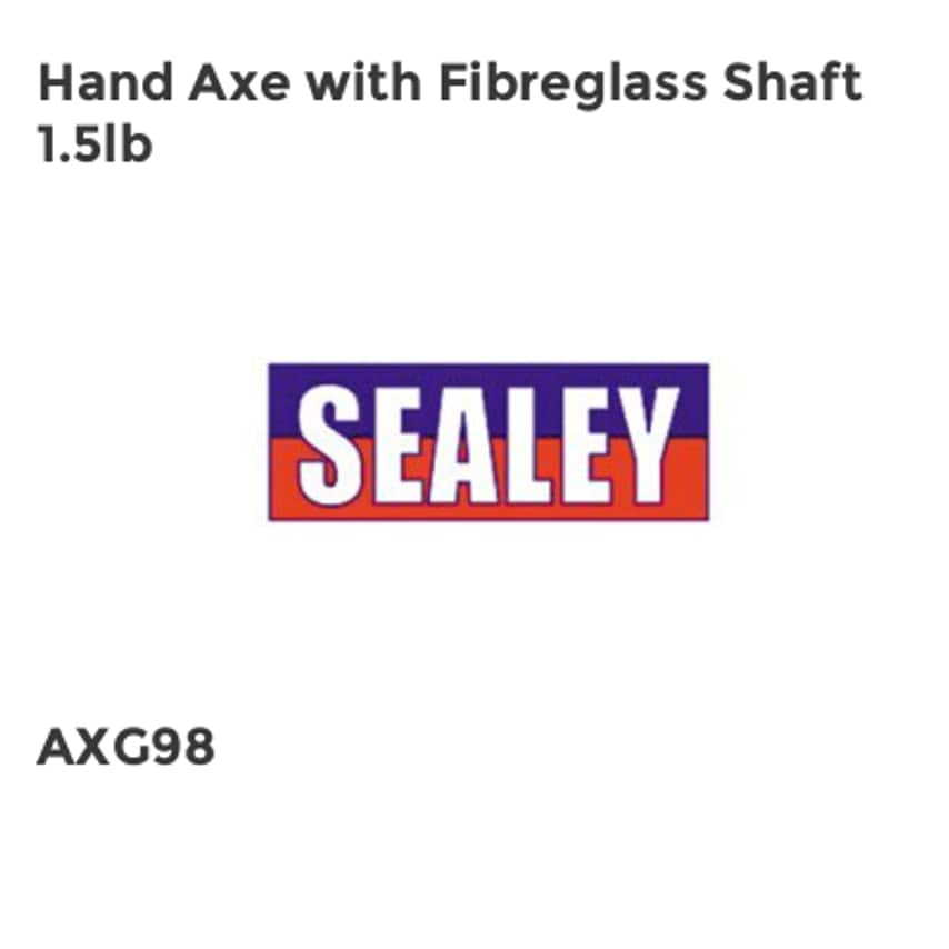 Hand Axe with Fibreglass Shaft 1.5LB