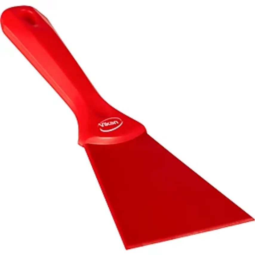 Hand Scraper With Nylon Blade, Width 100mm, Pack Of 10, Red