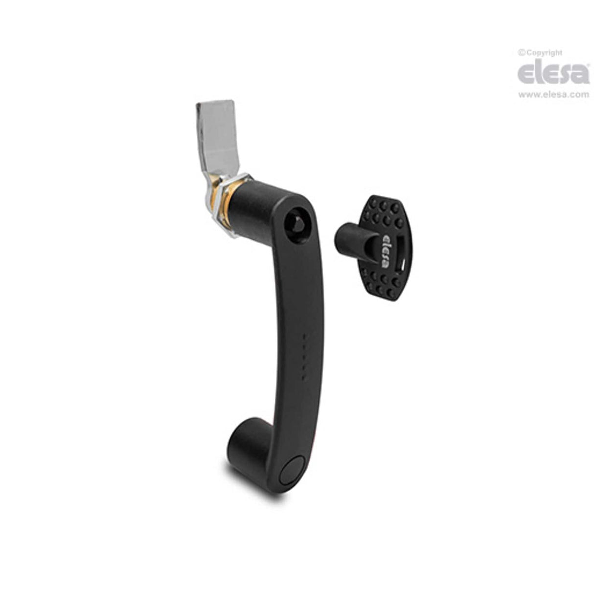Handle-EBP.140-CH-T-L40-B M6-C1 Black