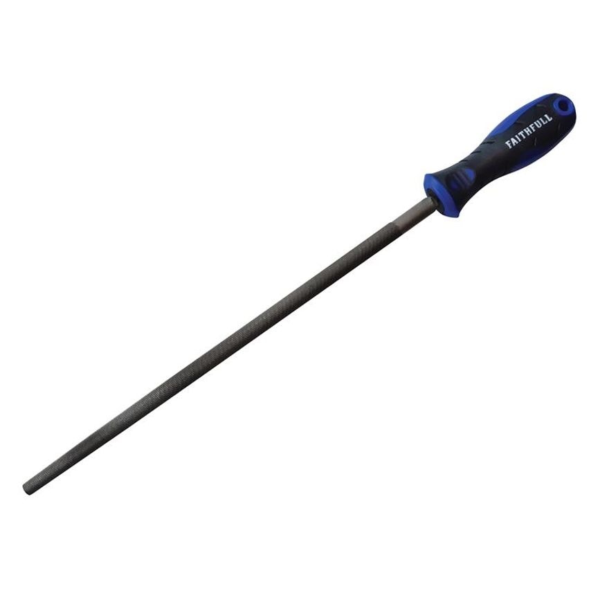 Handled Round Second Cut Engineers File 300mm (12in) FAIFIRSC12