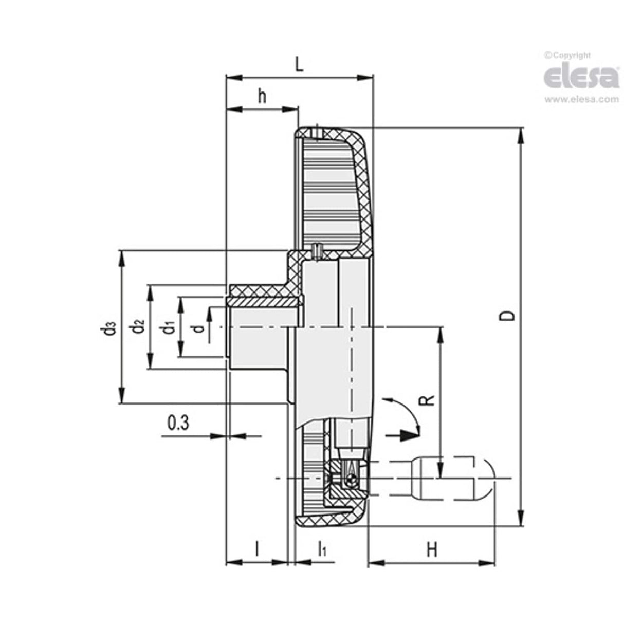 Handwheel-VDSC.160-GXX2 A-10+IR