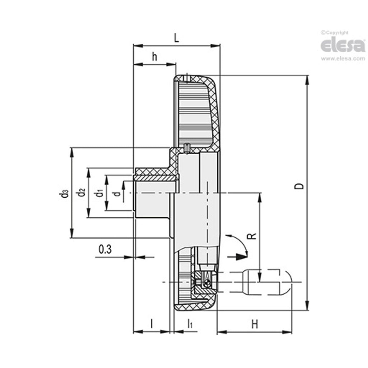 Handwheel-VDSC.200-GXX2 A-20+IR