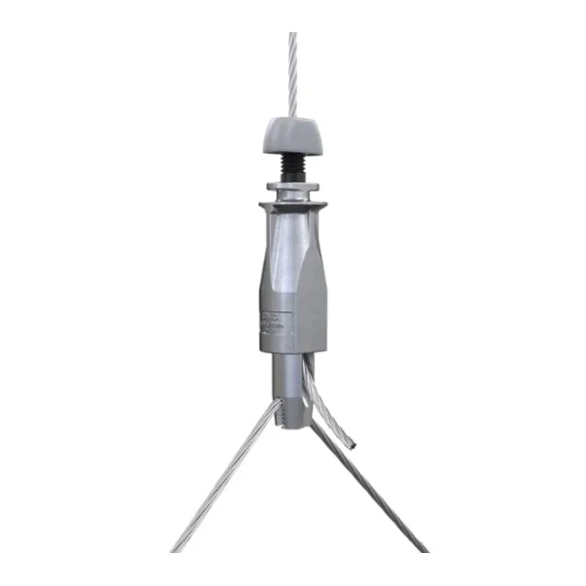 Hanger C-clip End 1M Wire Rope No.2 55Kg Zinc Y-fit Toggle E - UG2-YTG300mm-CC6-1M