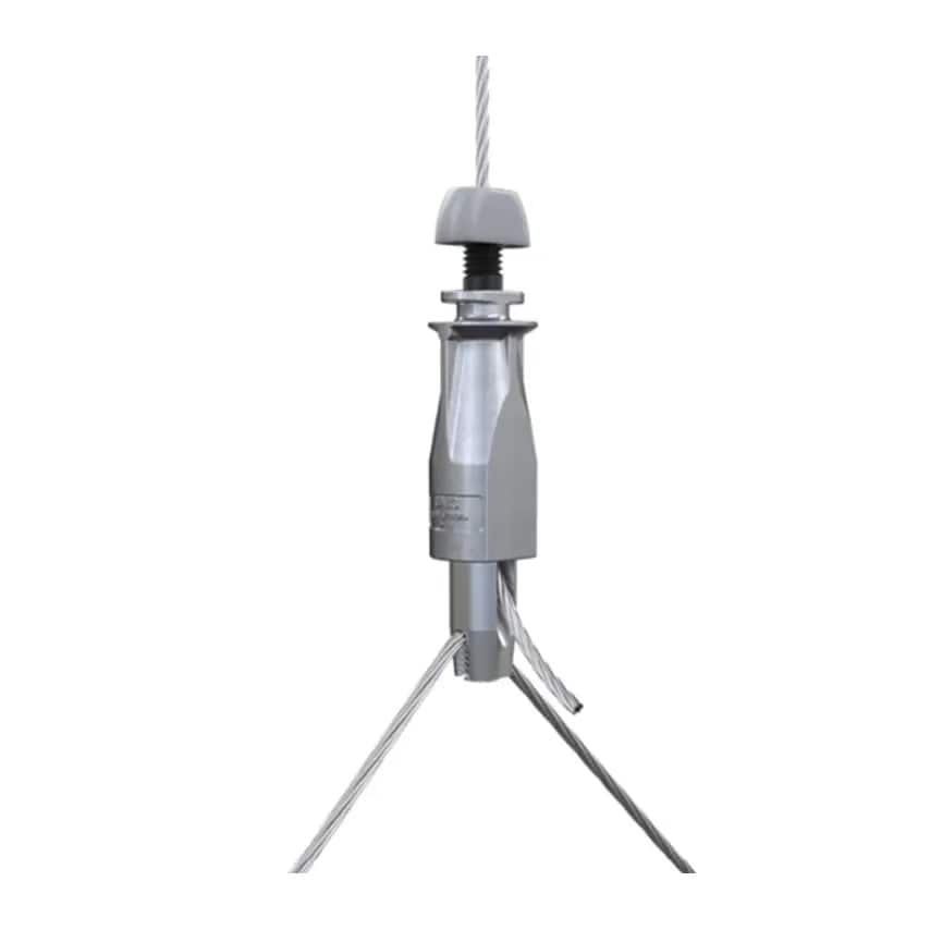 Hanger Eyelet End 2M Wire Rope No.3 110Kg Zinc Y-fit Toggle - UG3-YTG300mm-EY6G-2M