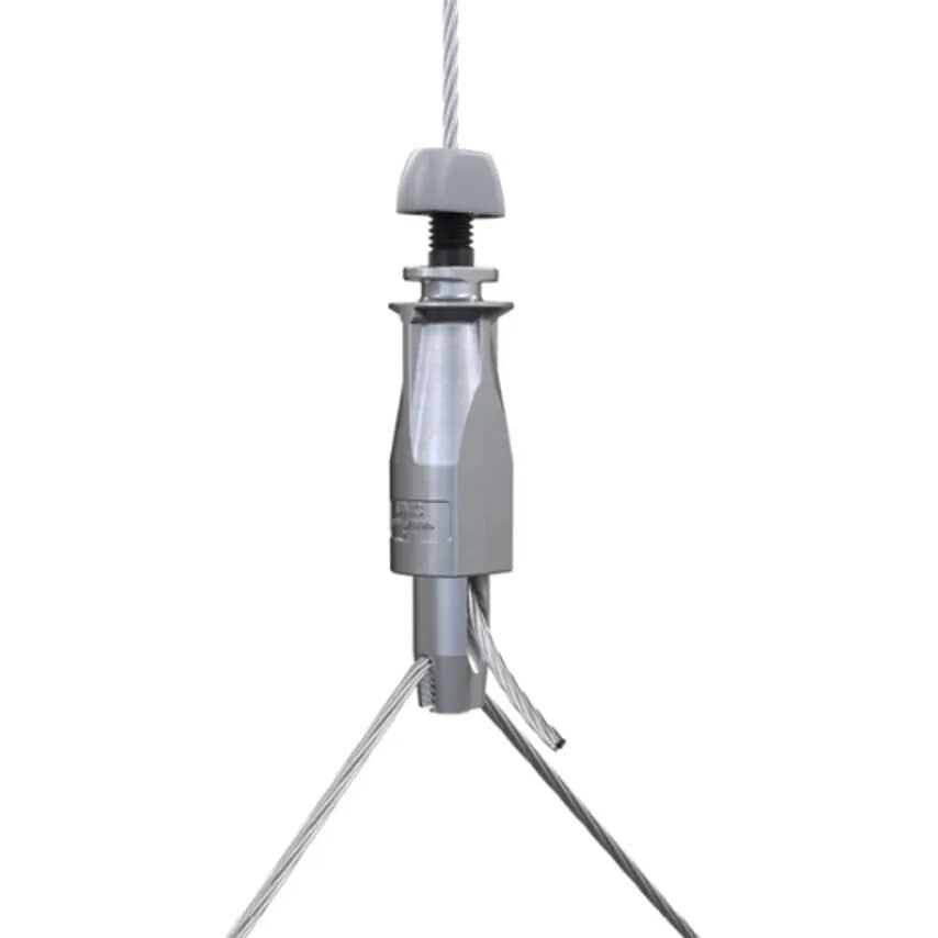 Hanger MF Wedge End 1M Wire Rope No.3 110Kg Zinc Y-fit Toggl - UG3-YTG500mm-DMF8G-1M