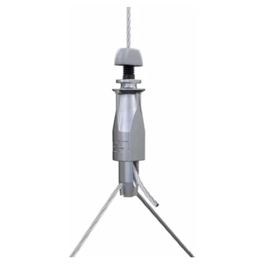 Hanger Toggle End 2M Wire Rope No.2 55Kg Zinc Y-fit Toggle E - UG2-YTG150mm-TG-2M