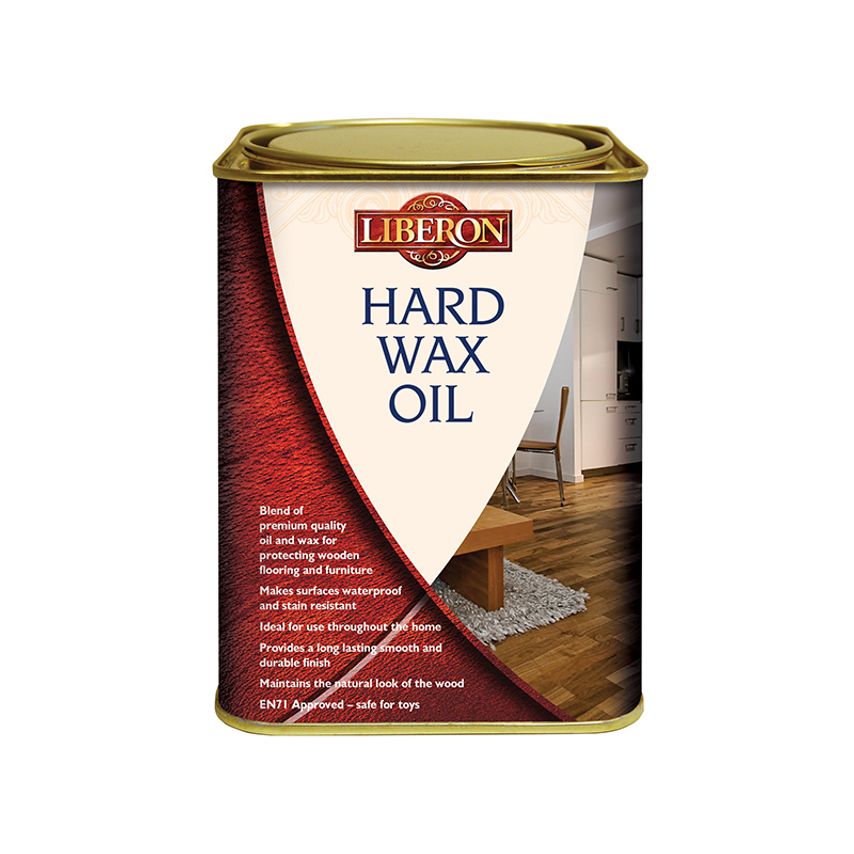 Hard Wax Oil Clear Satin 1 litre LIBHWOCS1L