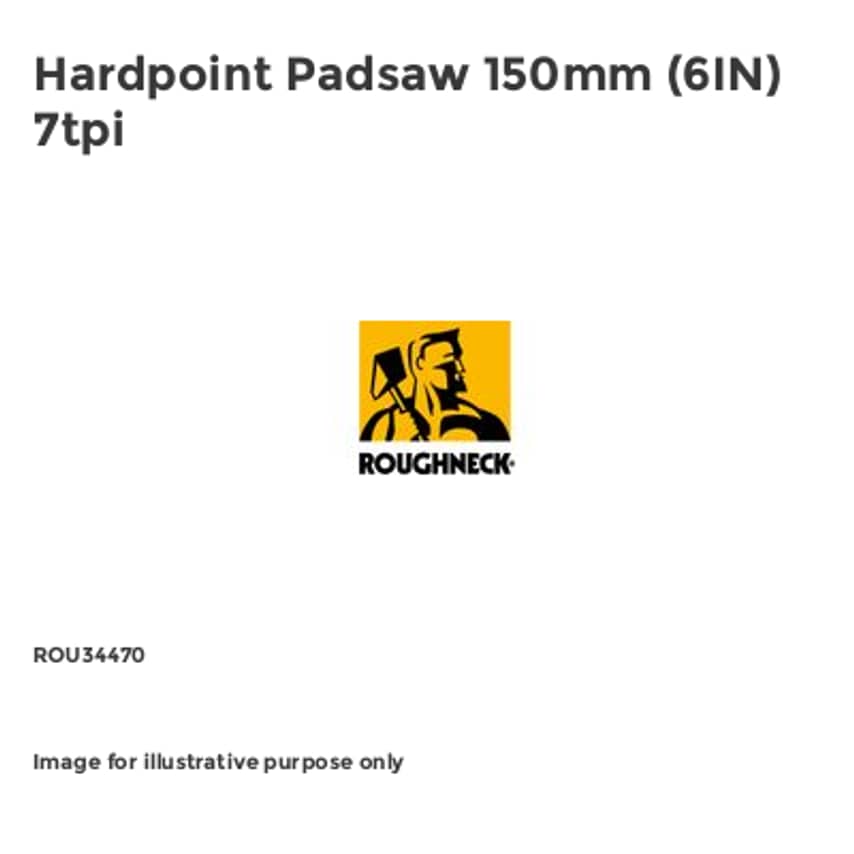 Hardpoint Padsaw 150mm (6IN) 7tpi