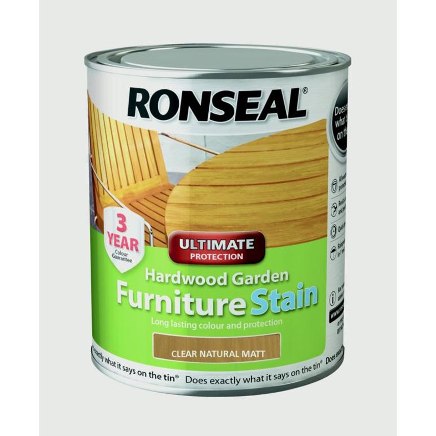 Hardwood Furniture Stain 750ml Clear Natural Matt