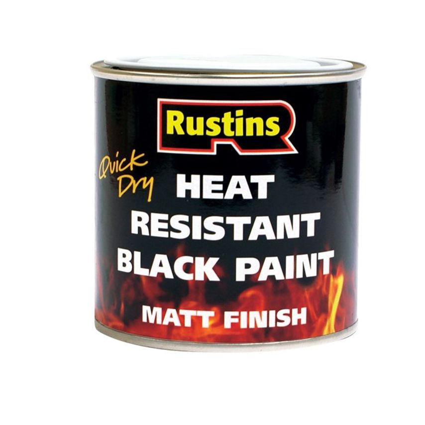 Heat Resistant Black Paint 250ml (HRMB250)