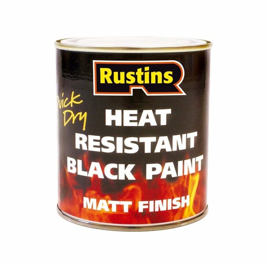 Heat Resistant Black Paint 500ml (HRMB500)