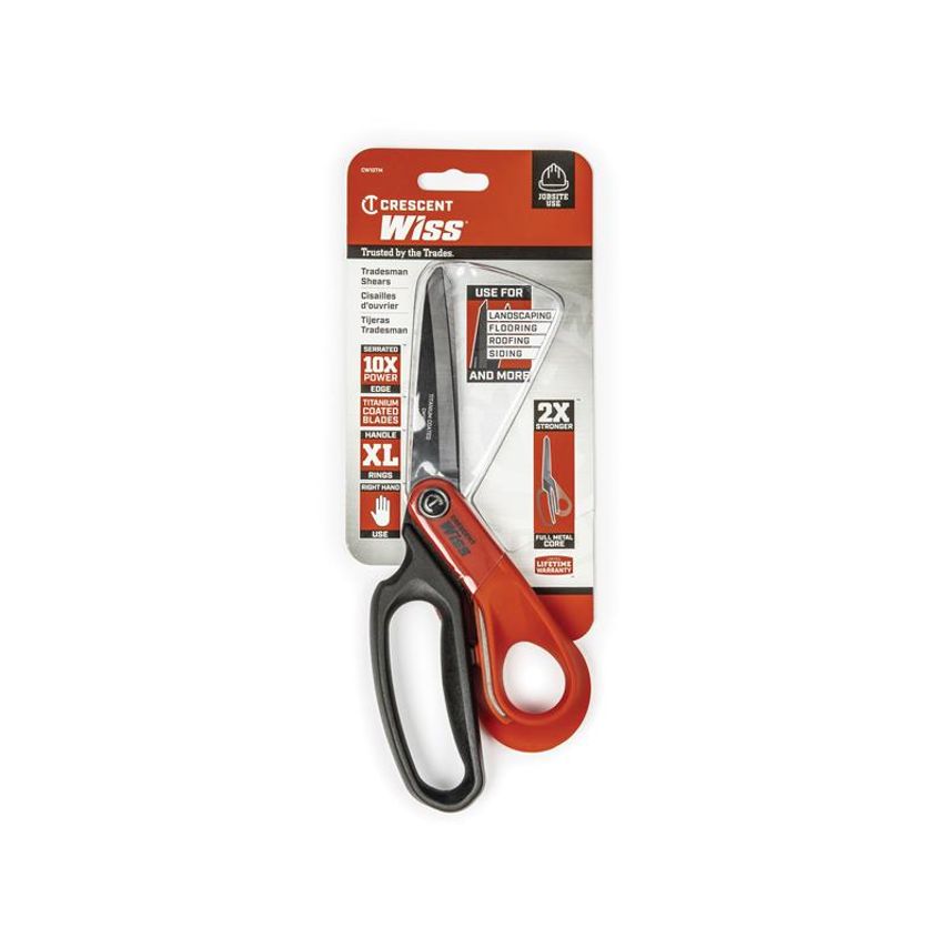 Heavy-Duty Tradesman Shears 254mm (10in) WISCW10TM