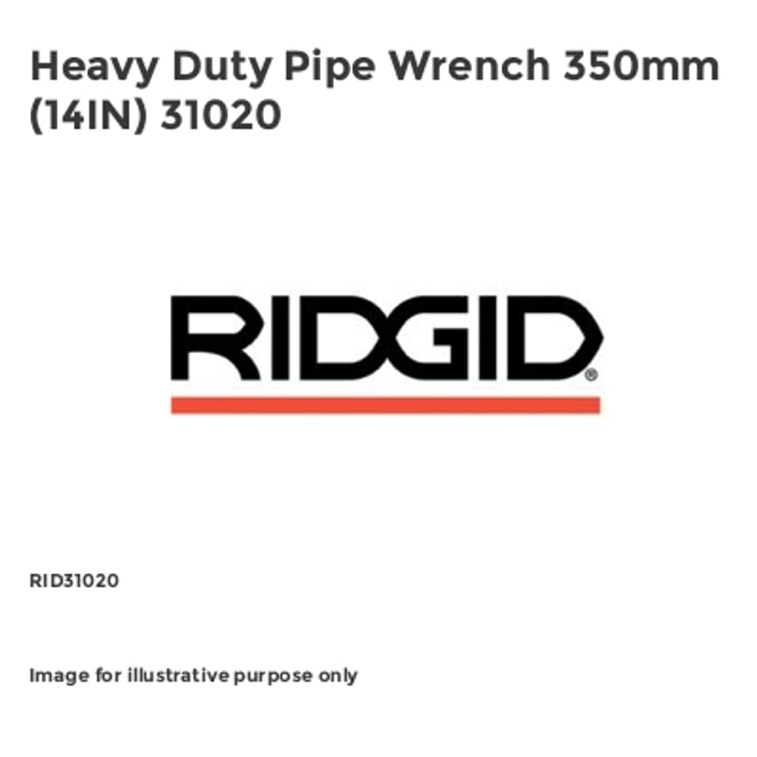 Heavy Duty Pipe Wrench 350mm (14IN) 31020