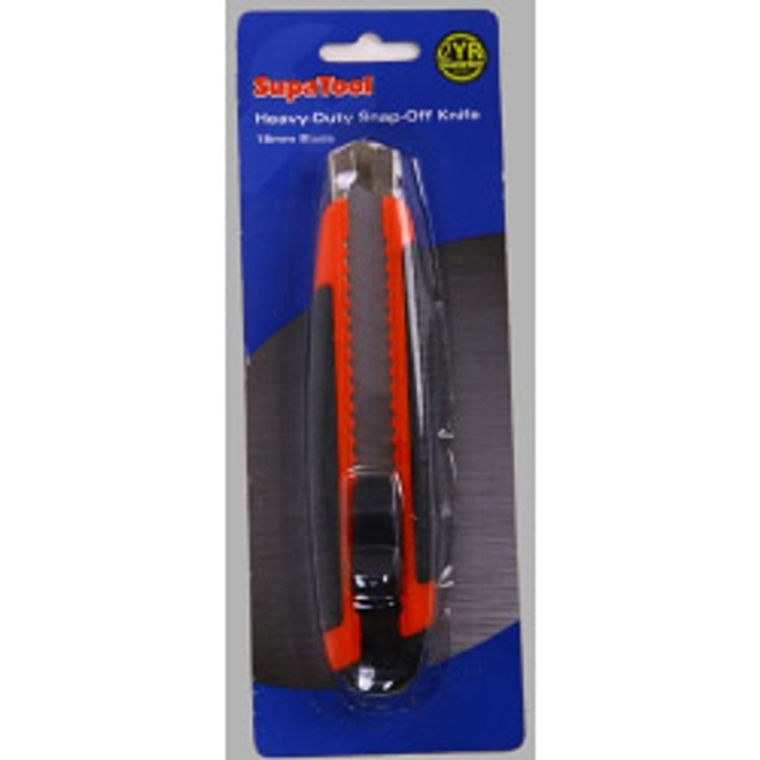Heavy Duty Snap Off Knife 18mm Blade