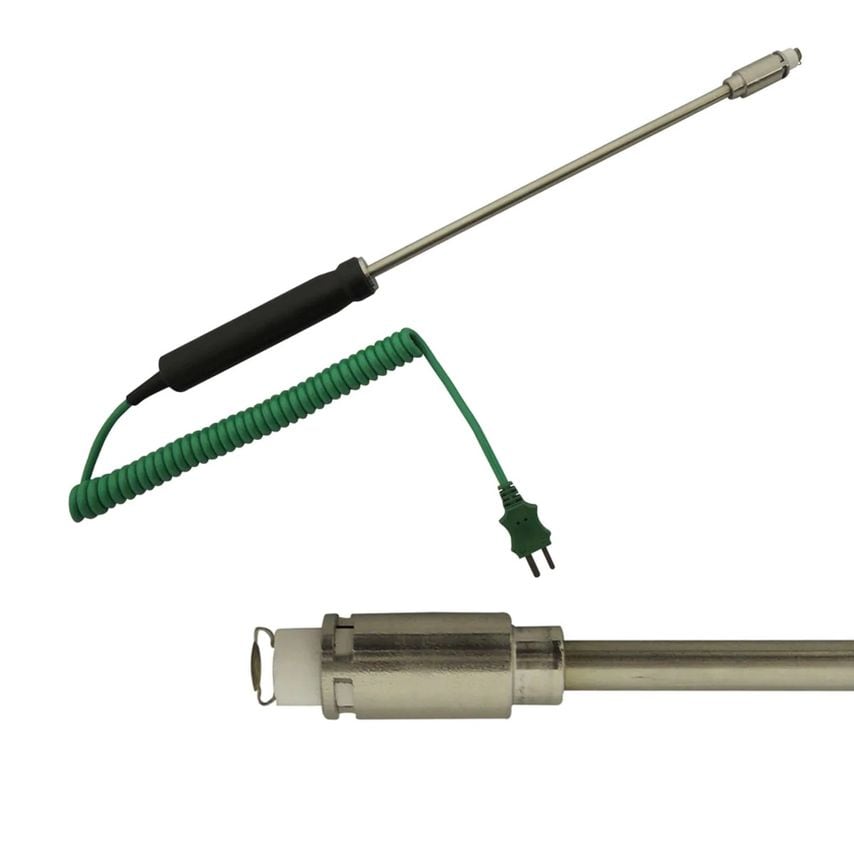 Heavy Duty Stainless Steel K-Type Spring Loaded Surface Probe