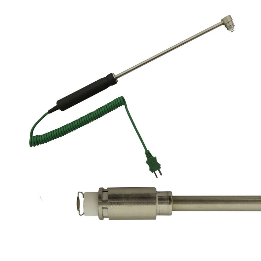Heavy Duty Stainless Steel K-Type Spring Loaded Surface Probe (90C Angle)