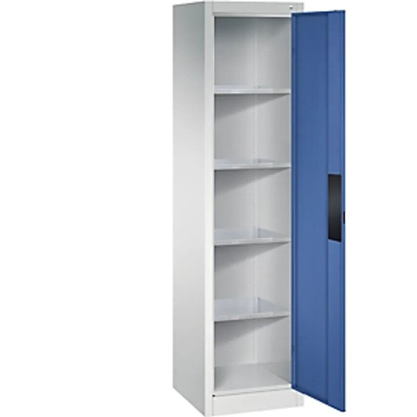 Heavy Duty Workshop Cupboard, Width 502mm, Depth 500mm, Gentian Blue Door