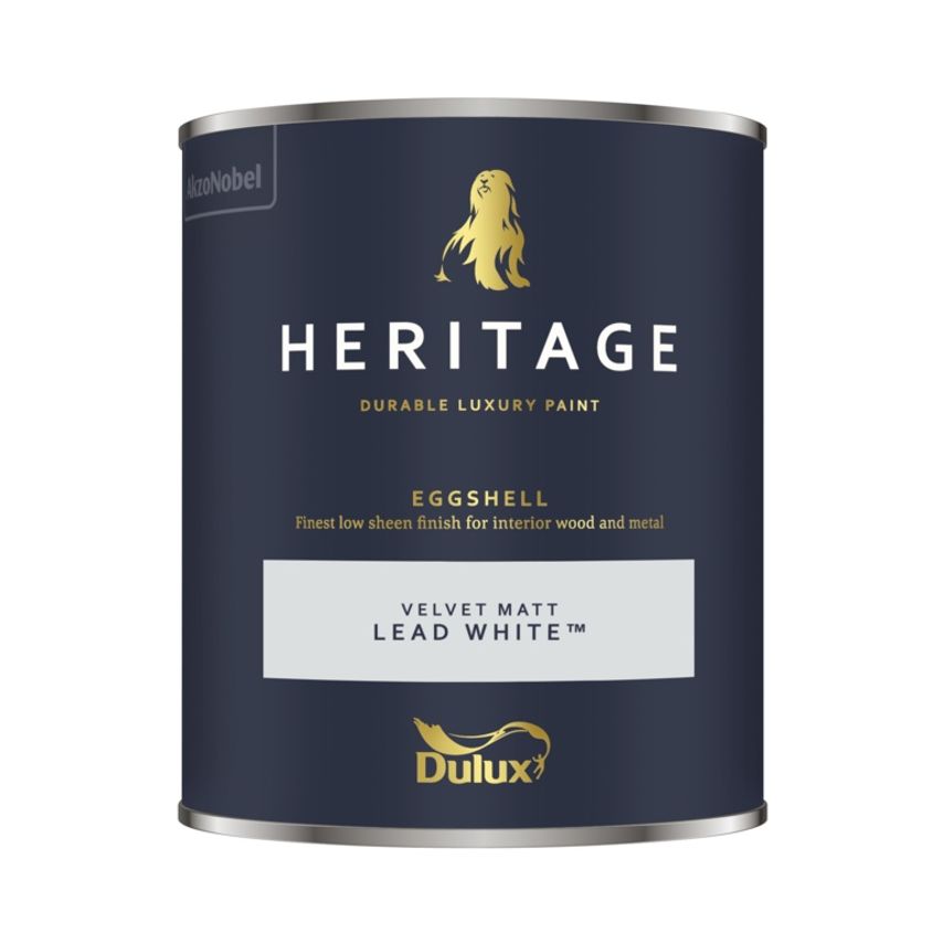 Heritage Eggshell 750ml Lead White
