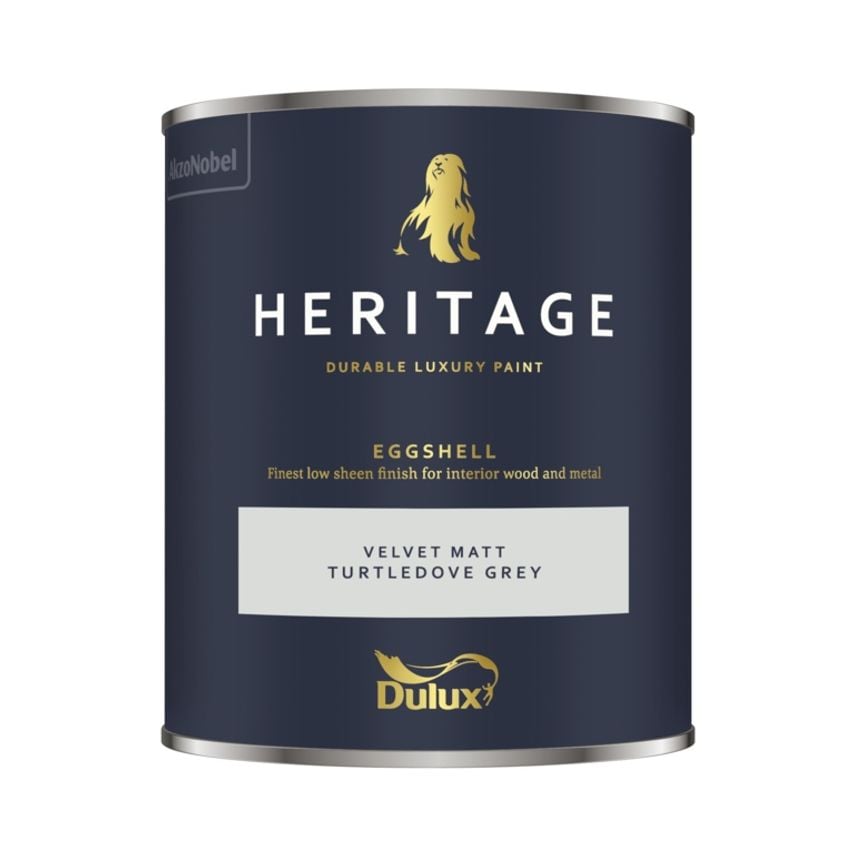 Heritage Eggshell 750ml Turtledove Grey