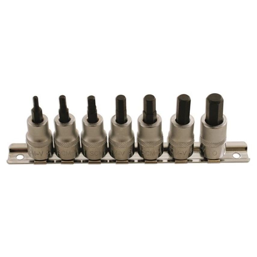Hex Bit Set - 3/8in. Drive - 7 Piece - 1791
