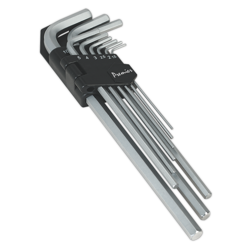 Hex Key Set9 Piece Extra Long Metric