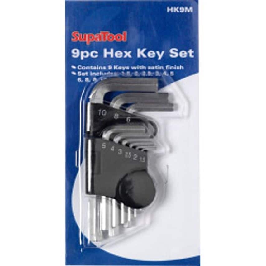 Hex Key Set 9 Piece