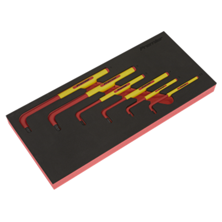 Hex Key Set with Tool Tray 6pc - VDE Approved