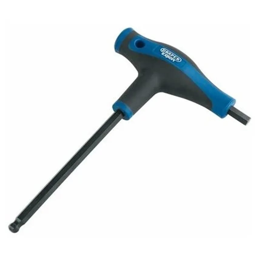 Hex Key and Ball End Double Ended T-Handle 8.0mm Chrome Vndm Steel