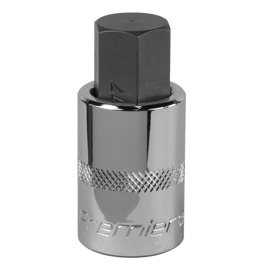 Hex Socket Bit 17mm 1/2" Square Drive