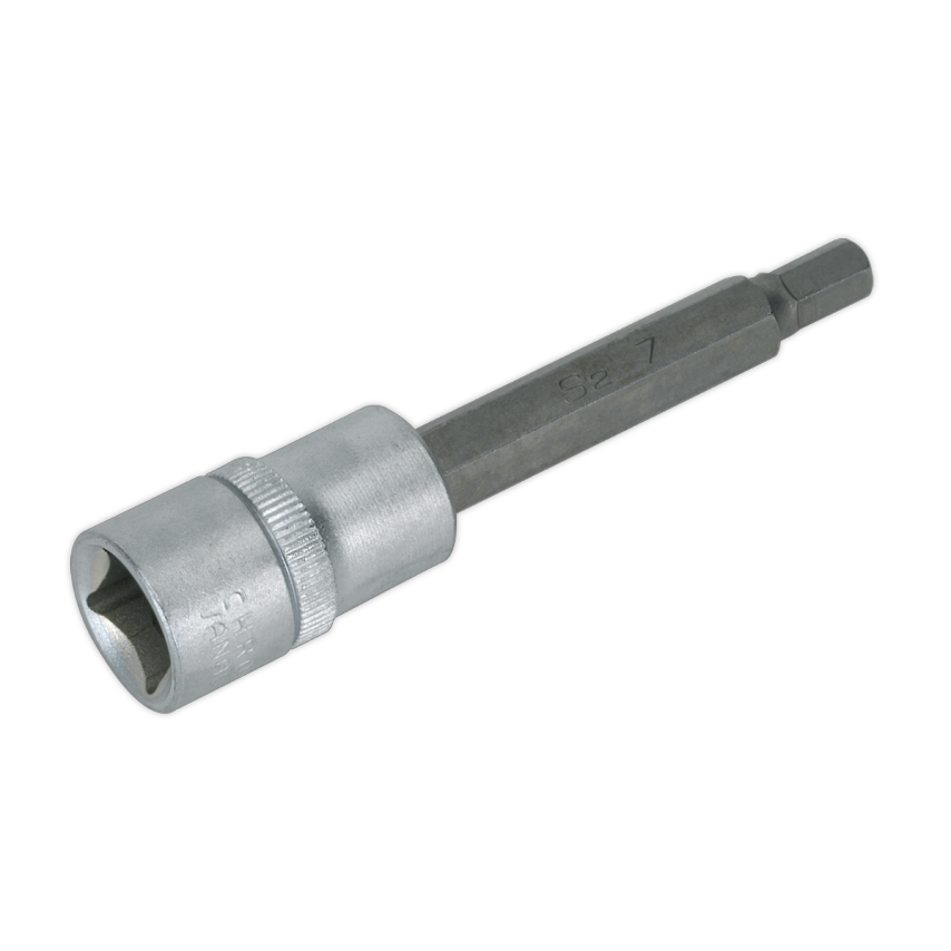 Hex Socket Bit 7mm Long 1/2" Square Drive