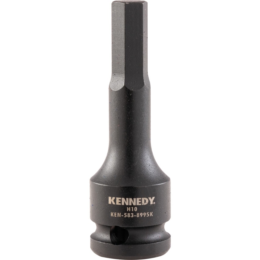 Hexagon Bit 1/2" Square Drive Impact Socket Set, 10 Piece