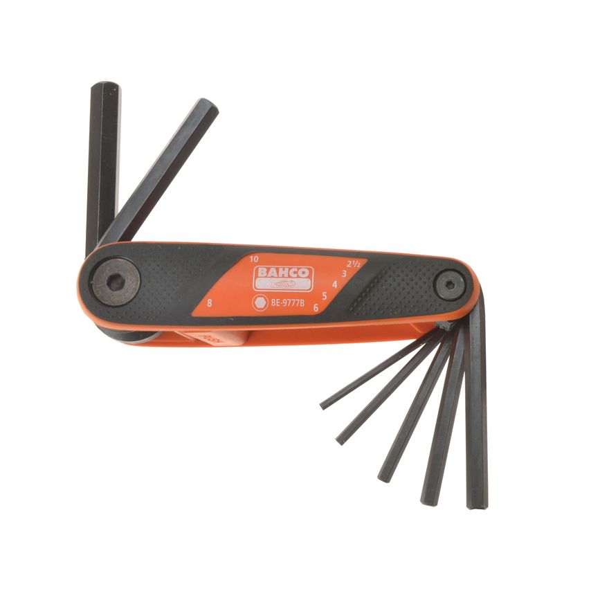 Hexagon Key Folding Set of 7 Metric 2.5mm-10mm