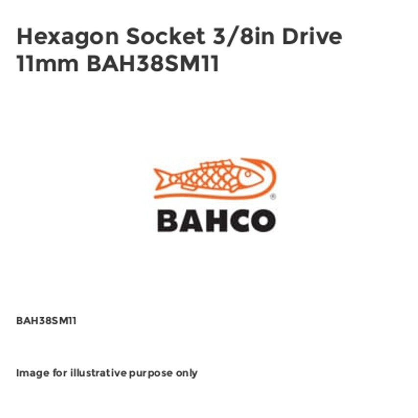 Hexagon Socket 3/8in Drive 11mm BAH38SM11