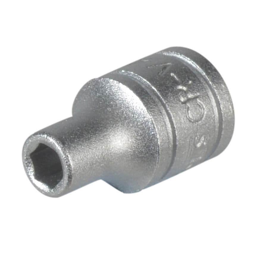 Hexagon Socket 6 Point Regular 1/4in Drive 4mm TENM140504