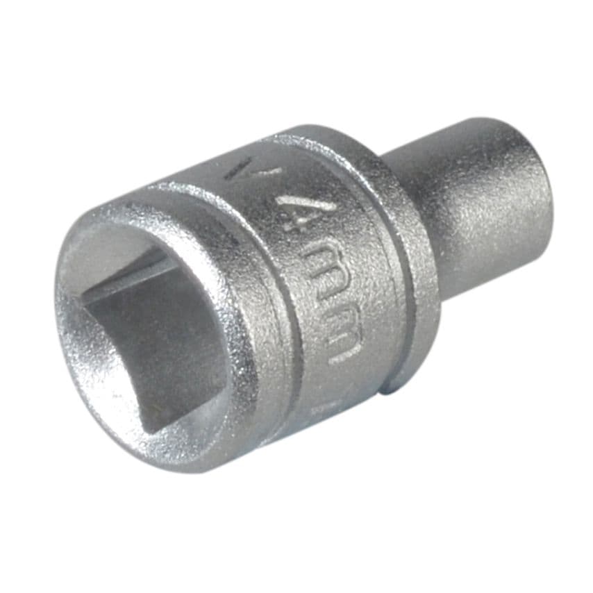 Hexagon Socket 6 Point Regular 1/4in Drive 4mm TENM140504
