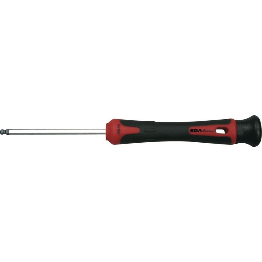 Hexagonal Ball Point Screwdriver 1/8" x 2" Microtronic Bimat
