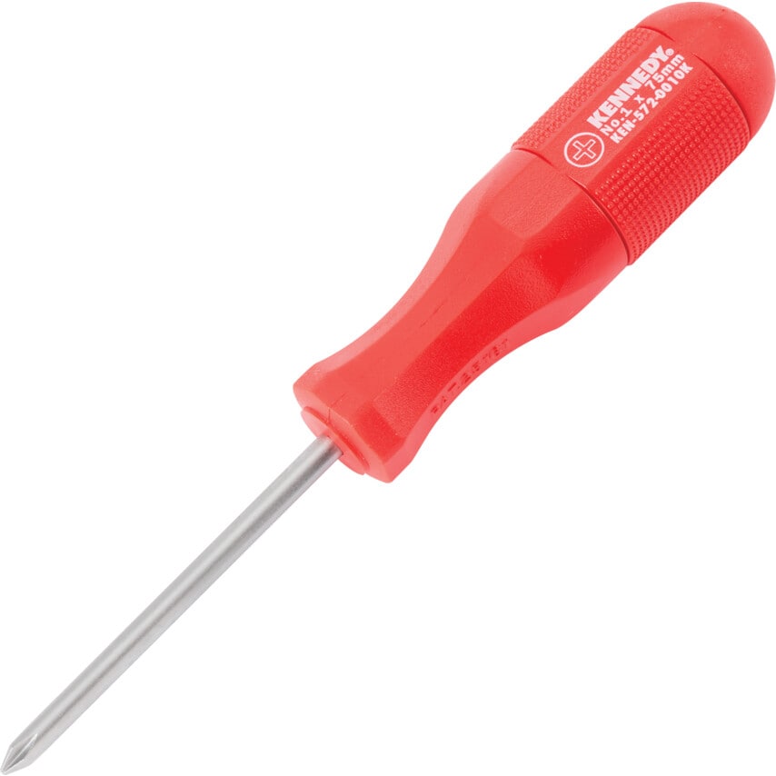 Hi-Grip Phillips Screwdriver, No.1 Phillips Tip, 75mm Blade